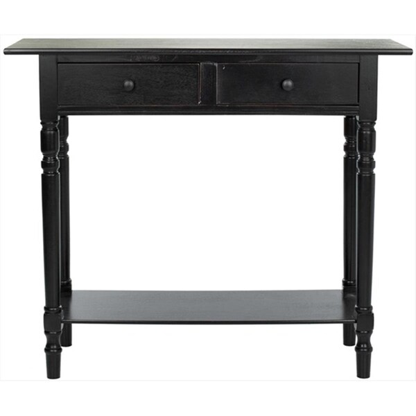 Safavieh Gary Console Table - Distressed Black AMH5705B - main